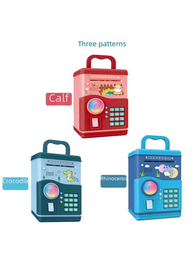 Generic Children's Toy Password Face Recognition Atm Electric Fingerprint Sensing Savings Can Cartoon Creative Storage Box-Color:[type B] Mavericks-Dimensions:Standard Version (Piggy Bank +1 Screwdriver)  - Image 3