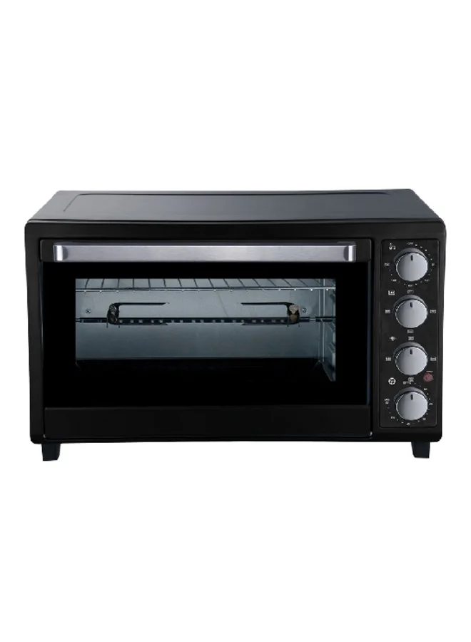 homix 2200W Stainless Steel Rectangular Glass Door Toaster Oven Black 65 L TO-601RCL-B