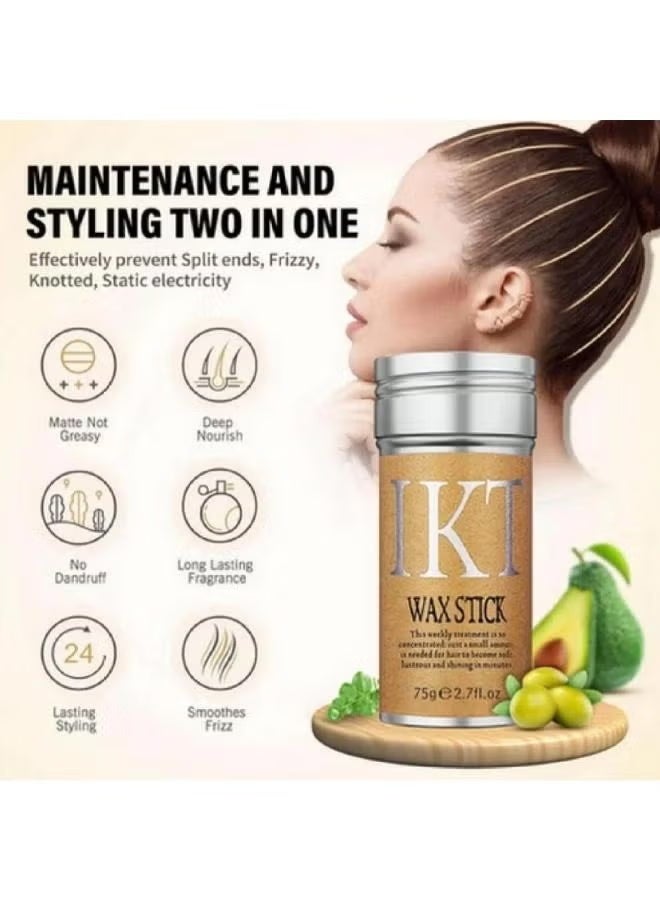 اي كي تي شمع البارافين عصا قوية ودائمة غير دهني تصميم مناسبة لأنّ حلق تجعيد الشعر المحايد ، 75g / 2.7fl.oz - Image 5