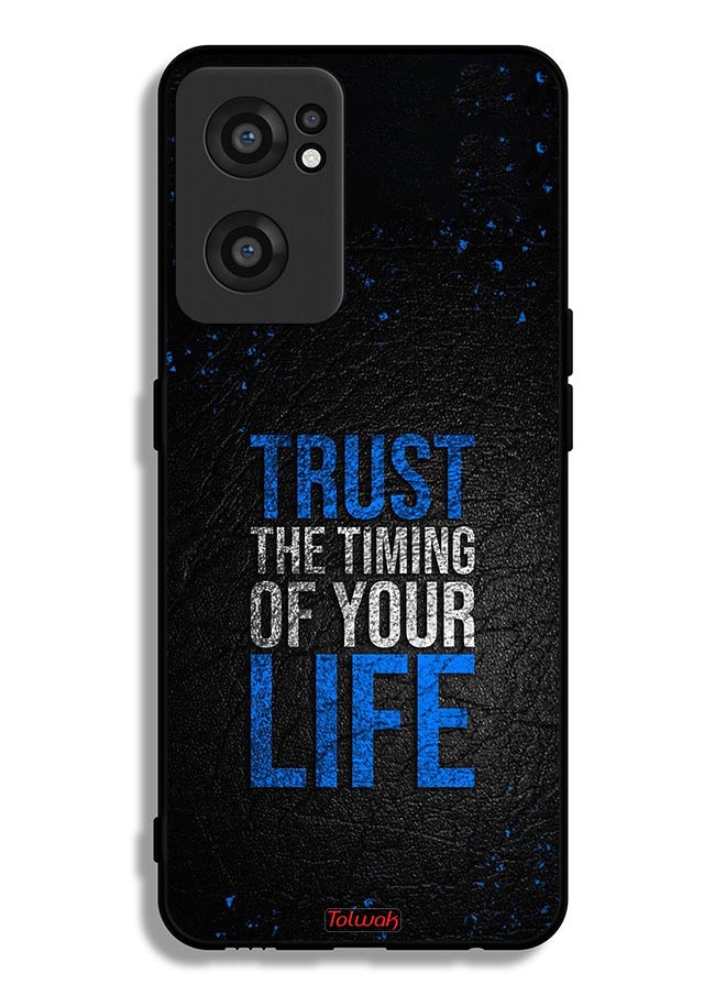 Tolwak OnePlus Nord CE 2 5G Protective Case Cover Trust The Timing Of Your Life  - Image 2