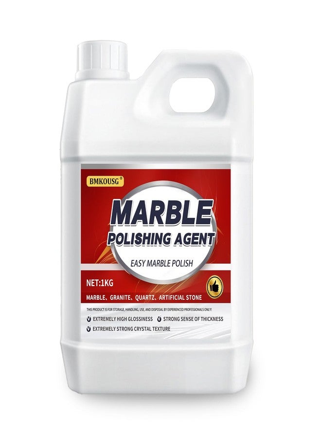 Bmkousg Professional Marble Polish, Polishing Kit, Marble & Granite Polishing Liquid – Restores Shine, Safe for Quartz, Travertine, Tile – High-Gloss Finish, Long-Lasting Protection (2.2LB) - Image 1