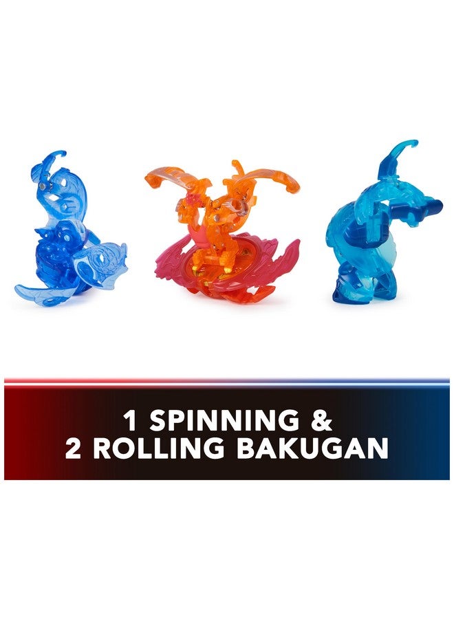 BAKUGAN Bakugan Ultimate Battle Arena Playset with Special Attack Dragonoid, Octogan, Hammerhead Customizable, Spinning Action Figures and Playset, Kids Toys for Boys and Girls 6 and up  - Image 4