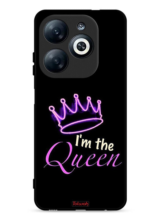 Tolwak Infinix Smart 8 4G Protective Case Cover I Am The Queen - Image 1