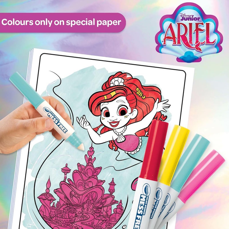 CRAYOLA - Color Wonder, Colouring Set with 18 Coloring Pages and 4 Stain-free Felt Pens, Aryel Topic, Creative Activity for Children - Image 3