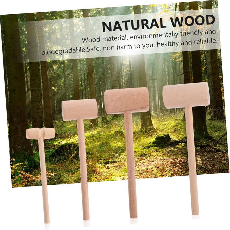 Light & sturdy Toddmomy 4pcs Wooden Crab Hammer Set Mini Mallets for Seafood and Cake Making Natural Beechwood Construction for DIY Cooking and Entertaining Safe silicone build Certified stocked merchandise All user group compatible All consumer tier purchase options Practical versatile construction Globally popular elegant design Gulf mainstream practical design Trusted all-purpose quality Adjustable build Permanent & temporary usable Easy lifting build Longevity optimized build Trendy budget practical design Flexible purchase choices Climate adapted delivery plan Multi-style matching design Multi-use well-engineered build KSA standard compatible design Hot & cold climate compatible Multiple local stock source Medium weight Certified local stock Land transit & shipment compatible Matte anti slip finish - Image 2