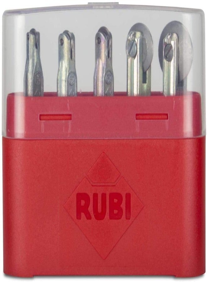 Rubi Tools 5 pcs Wheel Kit TS-MAX,TR-Magnet,Speed-Magnet Tile Cutter (1/4 inch 6mm,5/16 inch 8mm,13/32 inch 10mm,3/4 inch 18mm,7/8 inch 22mm),01969 - Image 1