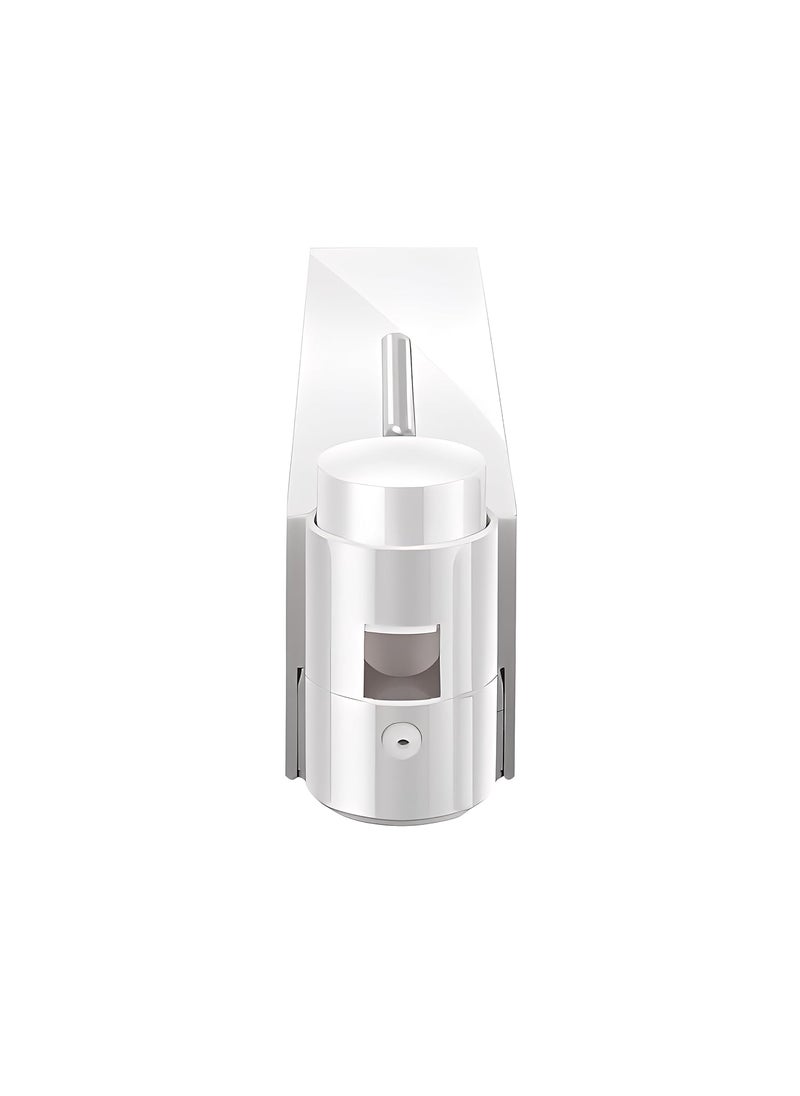 Carnival Carnival ABS Wall Mounted Manual Soap Dispenser 420ml Liquid, Soap, Lotion, Shampoo, Conditioner Dispenser for Bathroom,Kitchen and Washbasin(White) (Acrylonitrile Butadiene Styrene (ABS), White)  - Image 4