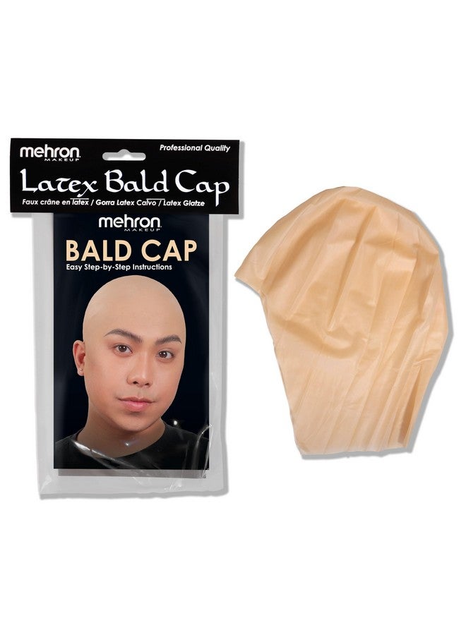 mehron Mehron Makeup Professional Bald Cap for Adults, Men, & Women | Costume Bald Cap for Halloween, Cosplay, & Theatre (Latex) - Image 1