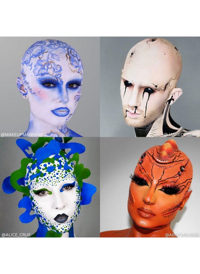 mehron Mehron Makeup Professional Bald Cap for Adults, Men, & Women | Costume Bald Cap for Halloween, Cosplay, & Theatre (Latex) - Image 5