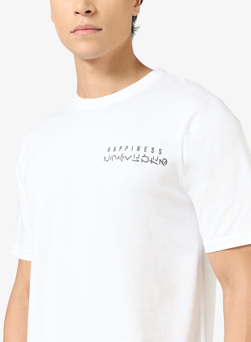 سفنتي فايف تيشيرت بطبعة جرافيك بقصة عادية - Image 3