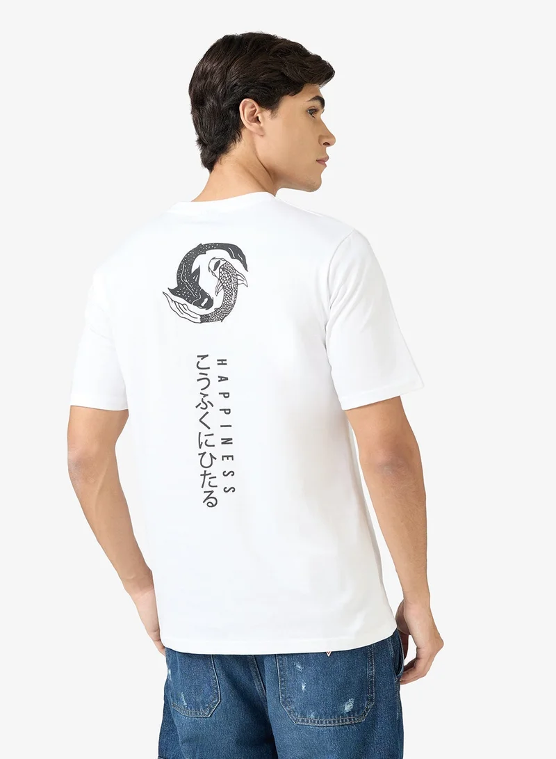 Seventy Five Graphic Print Regular Fit T-Shirt