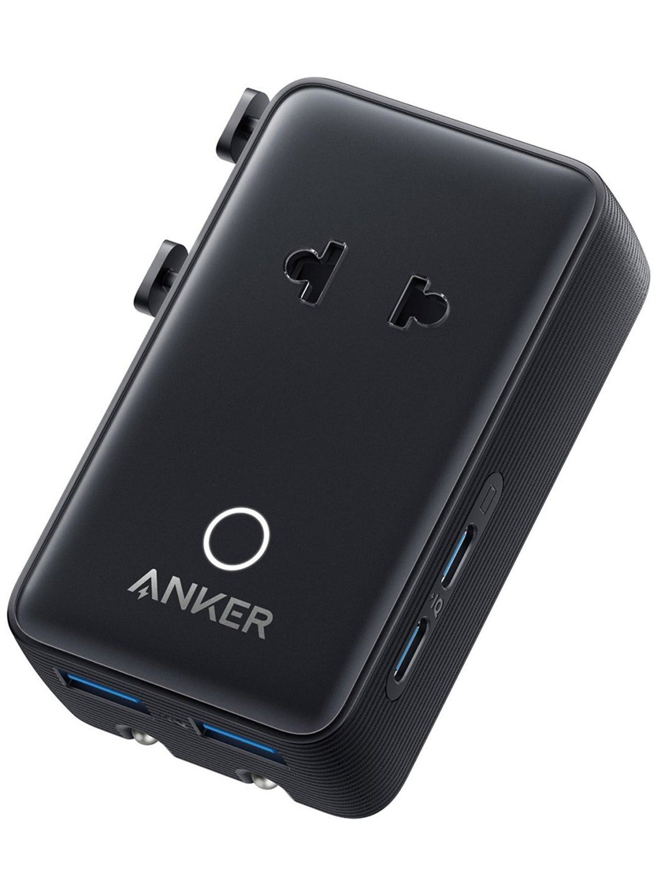 anker Anker 5-port Nano Travel Power Adapter With 1 Ac And 2 usb-a 2 usb-c Ports Temperature 20W 2.49cm x 5cm x 8.61cm N70197214V