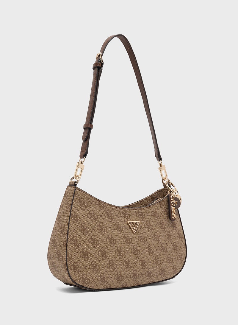 GUESS Noelle II Top Zip Shoulder Bag - Image 3