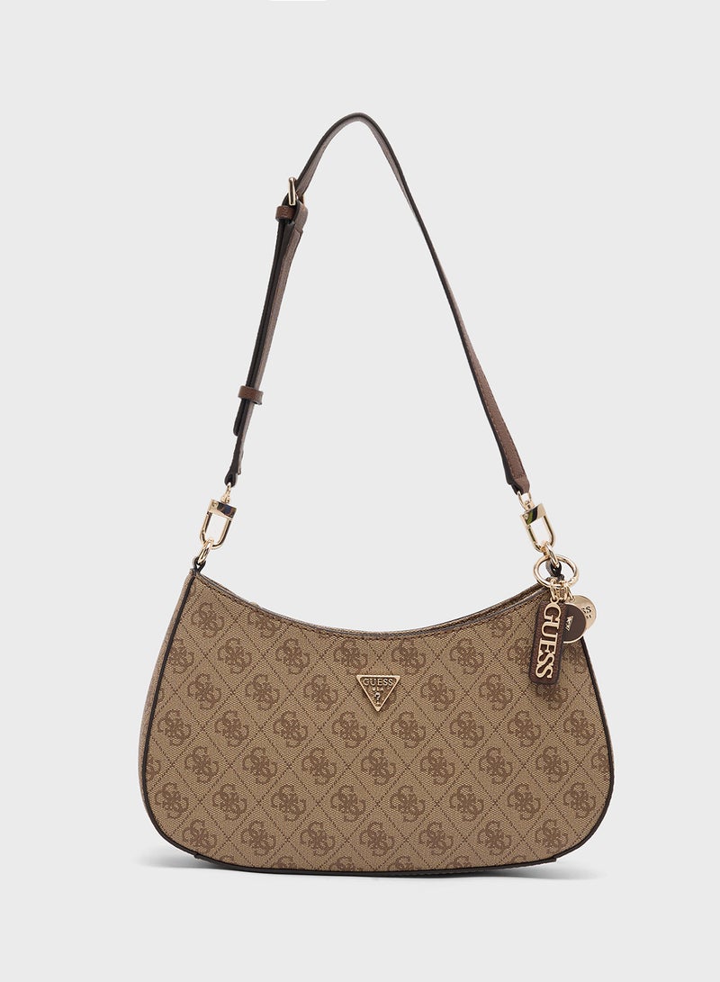 GUESS Noelle II Top Zip Shoulder Bag - Image 1