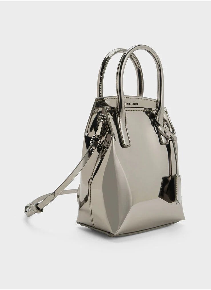 Charles & Keith Charles & Keith Rene Elongated Top Handle Bag  - Image 3