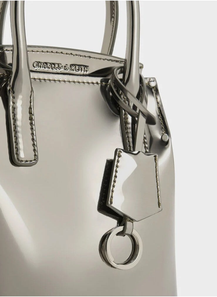 Charles & Keith Charles & Keith Rene Elongated Top Handle Bag  - Image 4