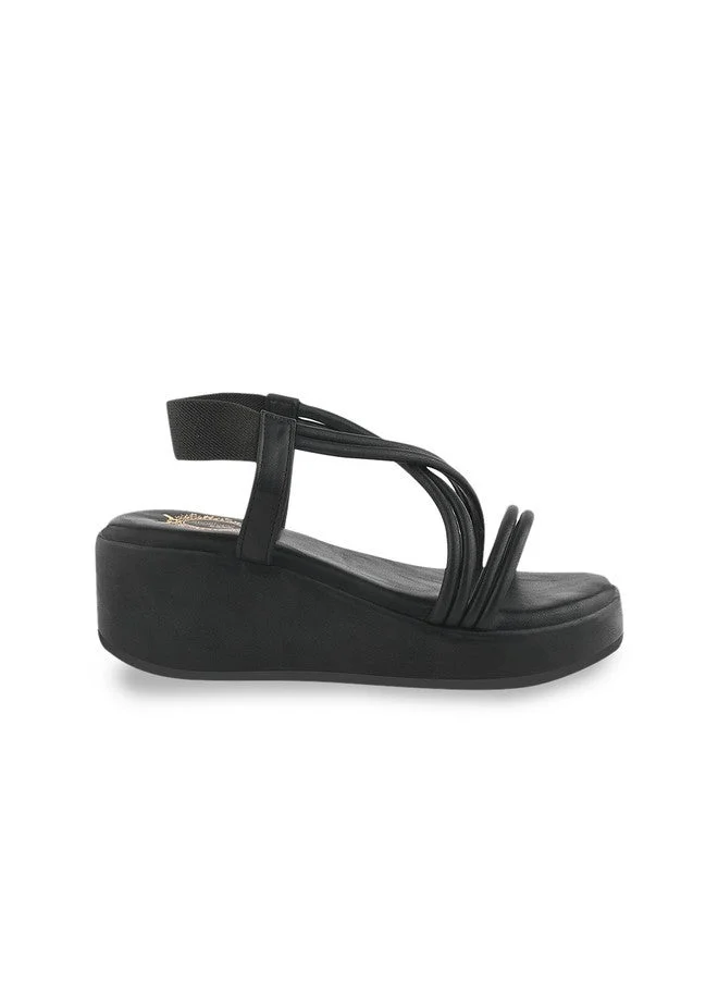 Shoetopia Shoetopia Women’s & Girls  Wedges sandal – Solid Criss-Cross Strap Design – Stylish, Comfortable, Durable Heels – Perfect for Casual, Party