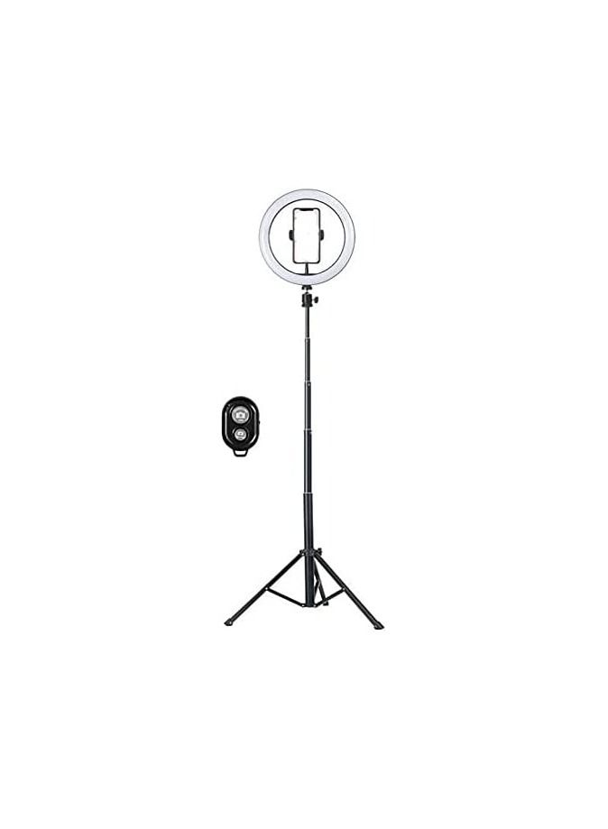 Selfie Ring Light with 160CM Long Tripod Stand & Cell Phone Holder Ring Light for iPhone Android Light Stand for Live Stream Makeup YouTube Video Photography  - Image 1
