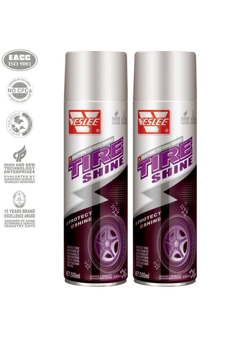 VESLEE Veslee Auto Anti-Aging Anti-Dust Tire Foam Cleaner Car Care 650ml  - Image 2
