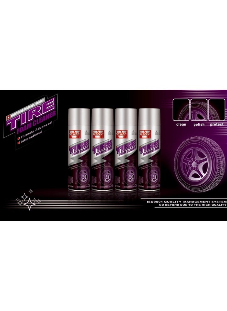 VESLEE Veslee Auto Anti-Aging Anti-Dust Tire Foam Cleaner Car Care 650ml  - Image 3