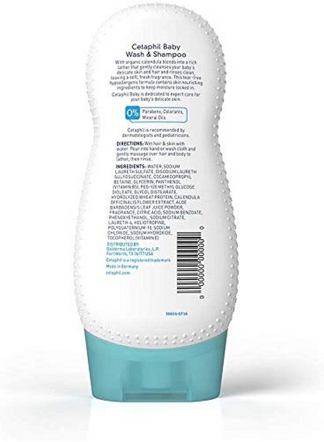 Cetaphil Baby Wash And Shampoo With Organic Calendula 7.8 Ounce Per Bottle (3 Bottles) - Image 2