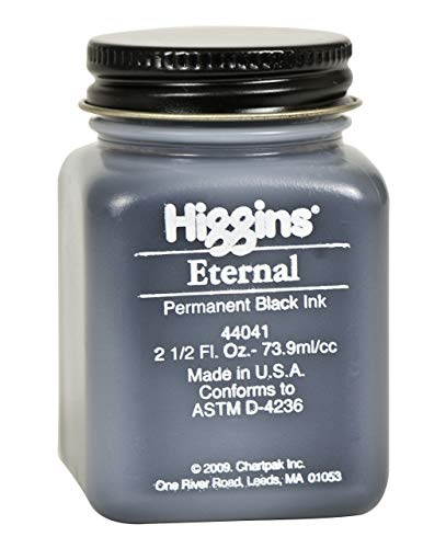 Higgins Black Eternal Ink, 2.5 Oz Bottle (44041) - Image 5