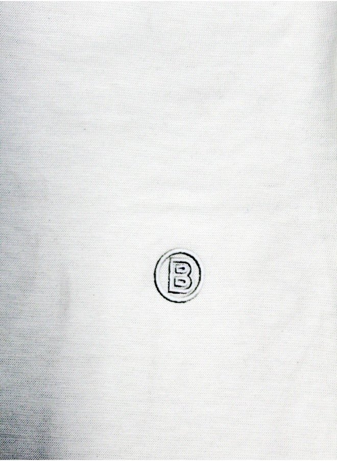 Bashayer Dark white winter pajamas with a medium collar  - Image 2