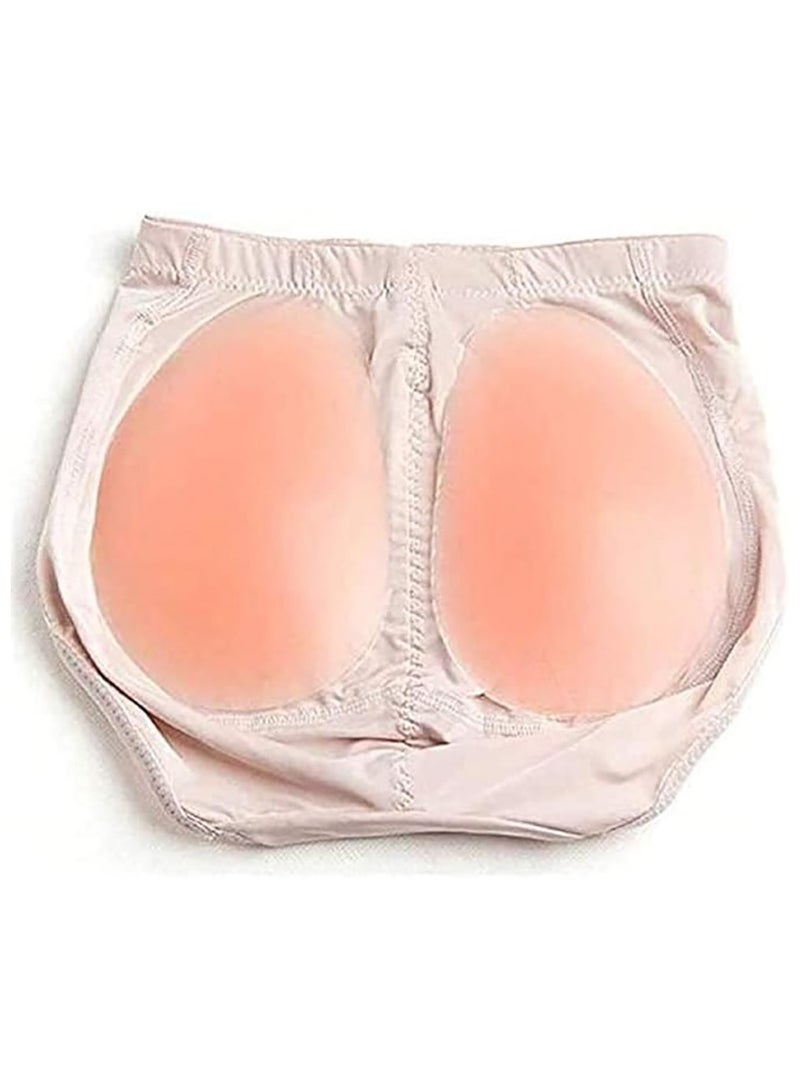 RATSAW Silicone Big Pads Panties Hip Lifter Enhancer Removable Pads Padded Panties for Women Push Up Panties Seamless M - Image 1