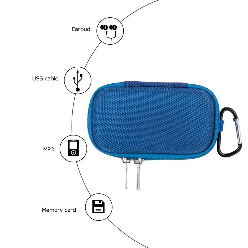 AGPTEK MP3 Player Case for 1.8inch MP3 Player, for DODOSOUL/for ZOOAOXO/for Hotechs./for Majority/for Conrain/for Xidehuy/for AiMoonsa/for Xidehuy/for Dyzeryk/for JOLIKE, with Metal Carabiner Clip - Image 3