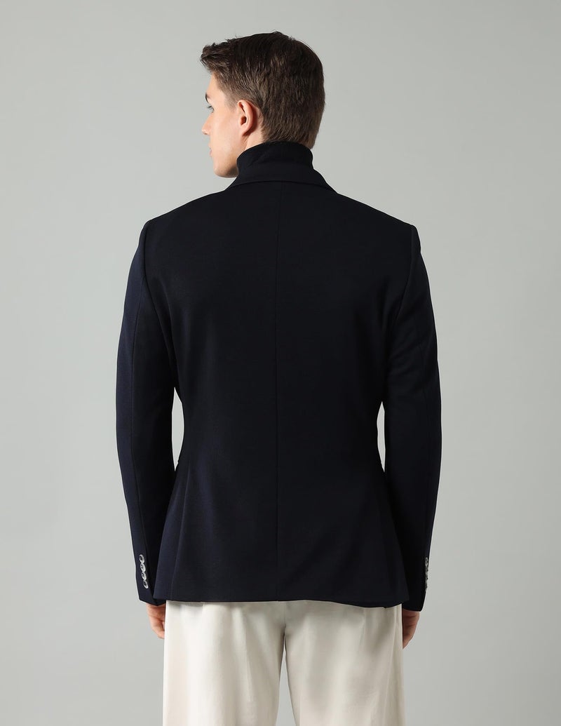 Arrow Men Regular Fit Single Breasted Blazers - Stylish Full Sleeves with Notch Lapel Collar, Blazer for Men - 42, Blue - Image 5