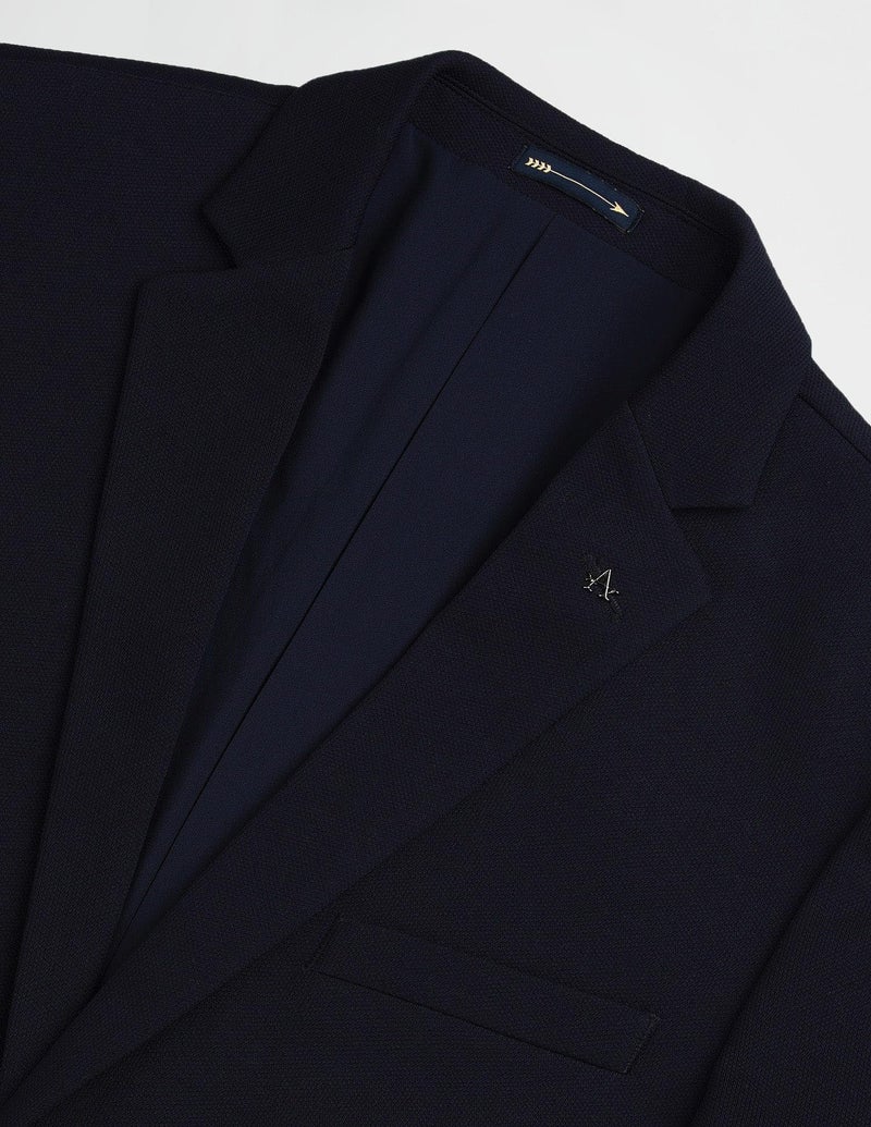 Arrow Men Regular Fit Single Breasted Blazers - Stylish Full Sleeves with Notch Lapel Collar, Blazer for Men - 42, Blue - Image 2