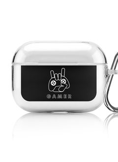 Classic Clear printed Case for Apple AirPods Pro 2nd Generation Thin Transparent Cover [Designed for Apple AirPods Pro 2nd Generation] - Gamer