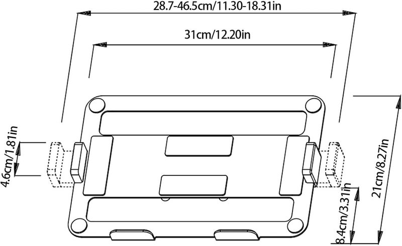 ordinarYone Adjustable Laptop Stand Mechanical Arm for Multiple angles Viewing 2mm Carbon Steel for 13 to 17Inch Laptops - Image 4