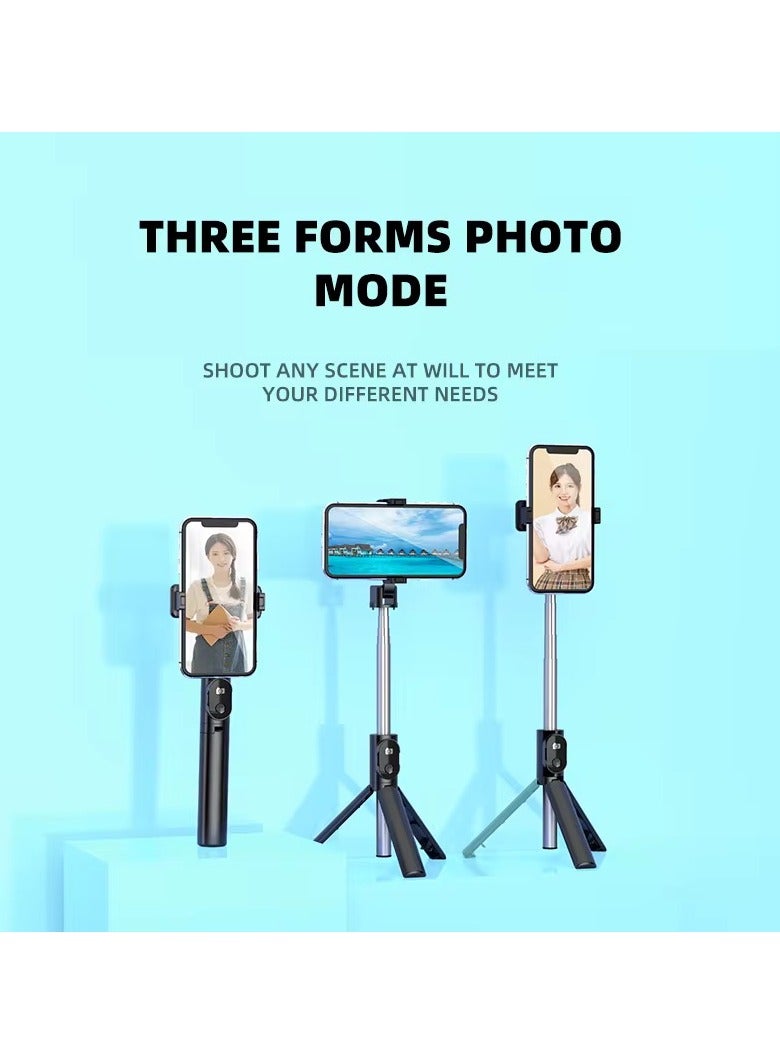 ج ت س آ ل عصا سيلفي، حامل ثلاثي القوائم 3 في 1 قابل للتمدد مع جهاز تحكم عن بعد لاسلكي بتقنية البلوتوث قابل للفصل، لهاتف iPhone 12/Xs/iPhone 8/iPhone 11/11pro، Galaxy S10/S9 Plus/S8/Note8، LG - Image 3