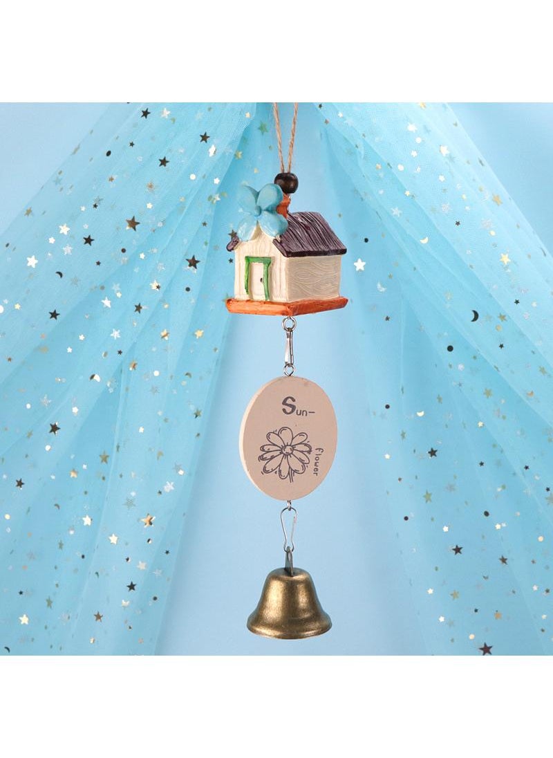 Y&D Cartoon Animation Resin Wind Chime Cute Bell Pendant Creative Gift Decoration-  - Image 1