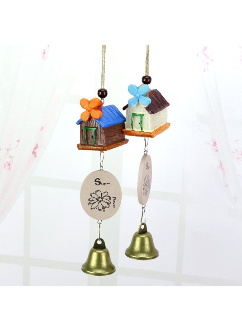 Y&D Cartoon Animation Resin Wind Chime Cute Bell Pendant Creative Gift Decoration-  - Image 2