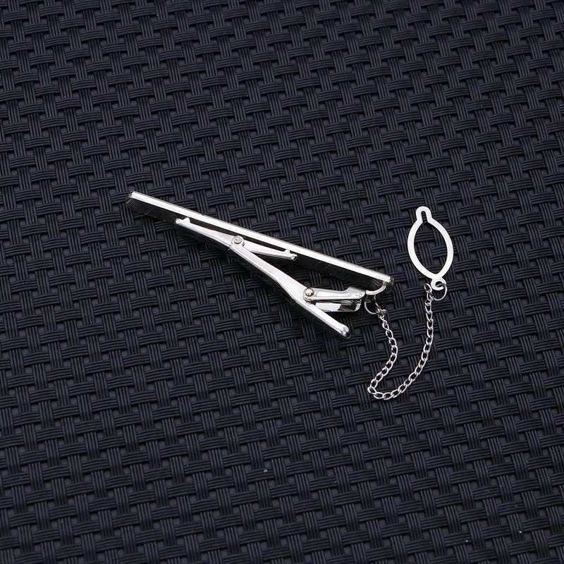 Men Clips Metal Simple Necktie Clasp Pinch Clip Clamp Pin for Business Shirt Tie (Z01) - Image 4