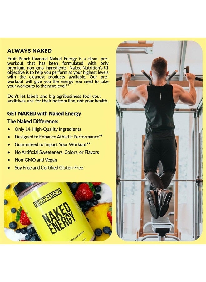 Nakd مشروب فواكه نقي من نودجشن - مكمل غذائي نظيف قبل التمرين للرجال والنساء، مناسب للنباتيين، بدون محليات مضافة، ألوان أو نكهات - 30 حصة - Image 3