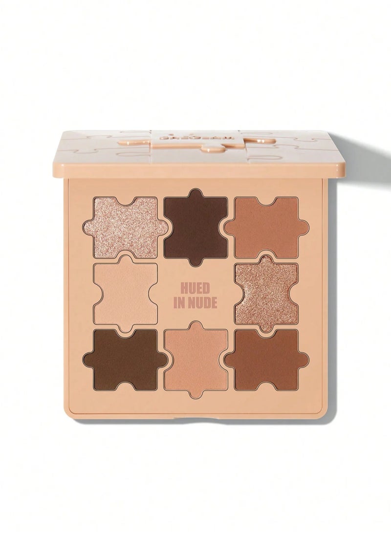 SHEGLAM Jazy Jigsaw Eyeshadow Palette Hued In Nude - Image 1