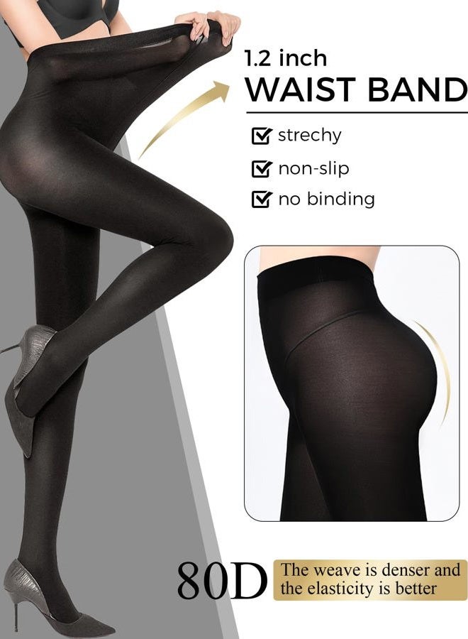 Buauty stockings for women 80D black m 1psc, Black, M - Image 2