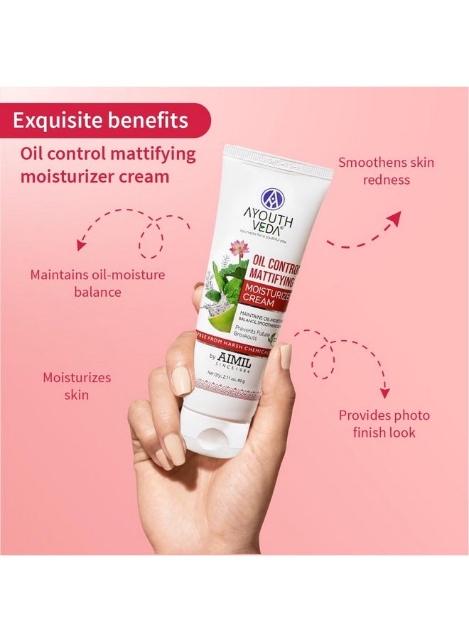AYOUTHVEDA Anti-Acne Face Care Kit Maintain Oil Moisture, Skin Purifying | Acne Enemy Face Wash Gel 100Ml | Acne Enemy Clarifying Facial Toner 100Ml | Oil Control Mattifying Moisturizer Cream 60G  - Image 5