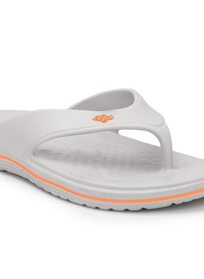 Liberty A-HA BEACHTIME Casual Slipper For Men With EVA Sole | Durable & Lightweight | Stylish Flip-Flop | Cushioned Footbed | Comfortable Fit for Every Occasion (Grey - 9UK) - Image 5