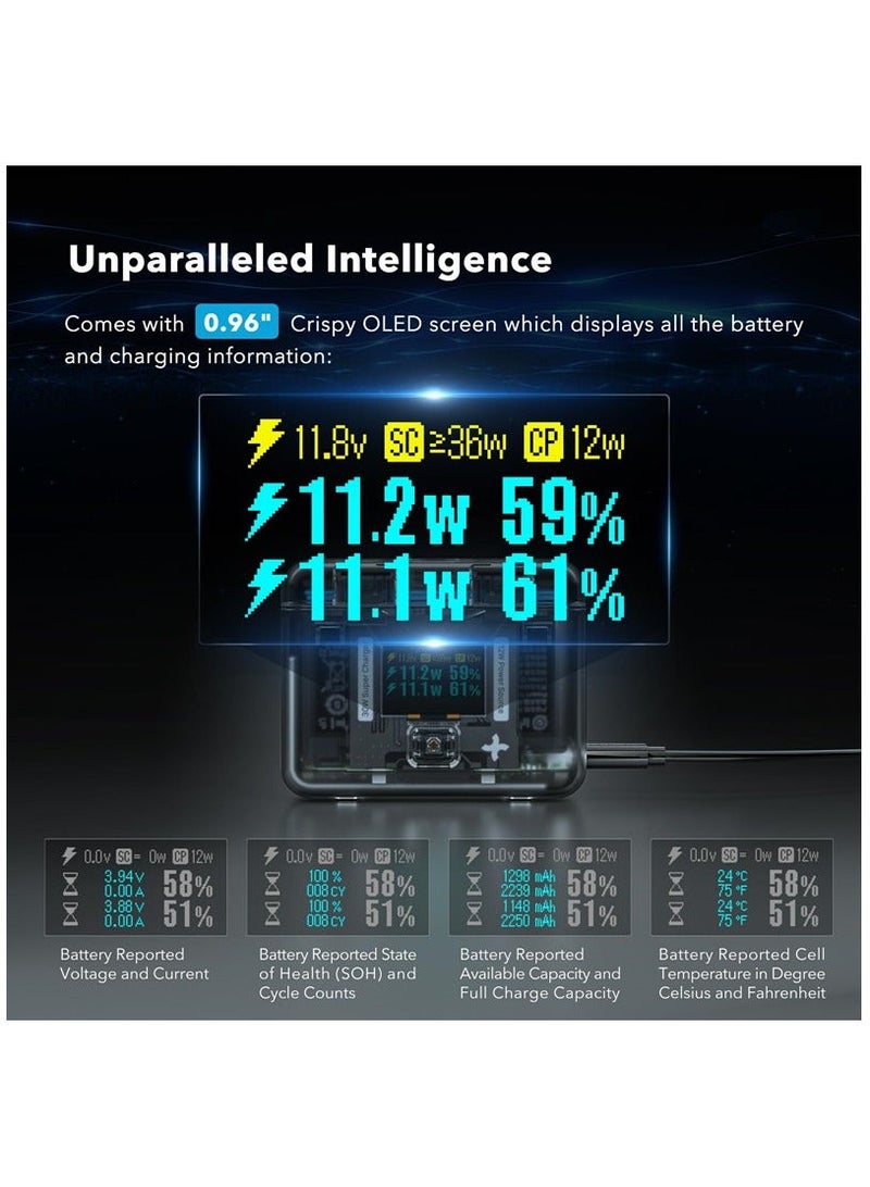 SYMIK 30W Fast Charge Hub for Insta360 X4 Battery - Image 3