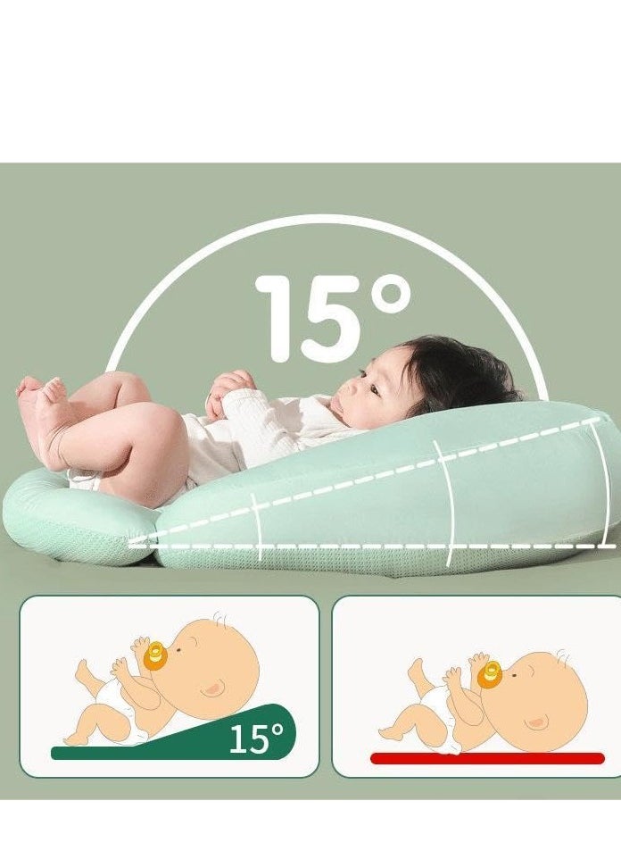 MIXDE 2 In 1 Baby Nursing Pillow And Body Positioner Body Hugging Design with Adjustable Waist Strap Multifunctional Toddler Look Up and Lying Pillow Set Enlarged and Widened for Breastfeeding and Bottle Feeding  - Image 2