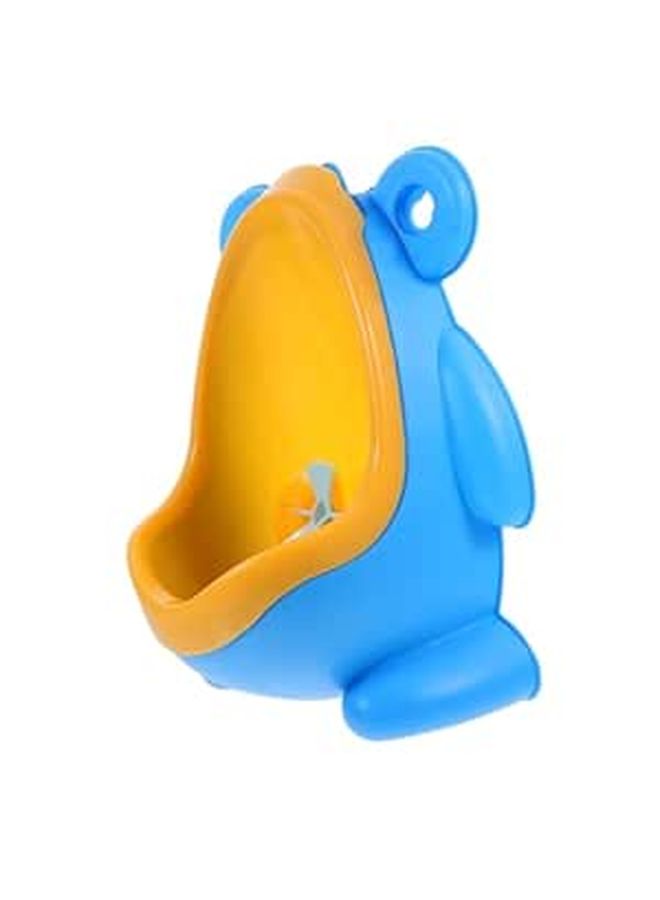 Cartoon Frog Potty Training Urinal for Boys Toddler Plastic Wall Mounted Easy Use - Image 1