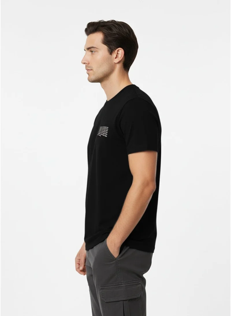 French Connection Logo Crew Neck Basic T-Shirt