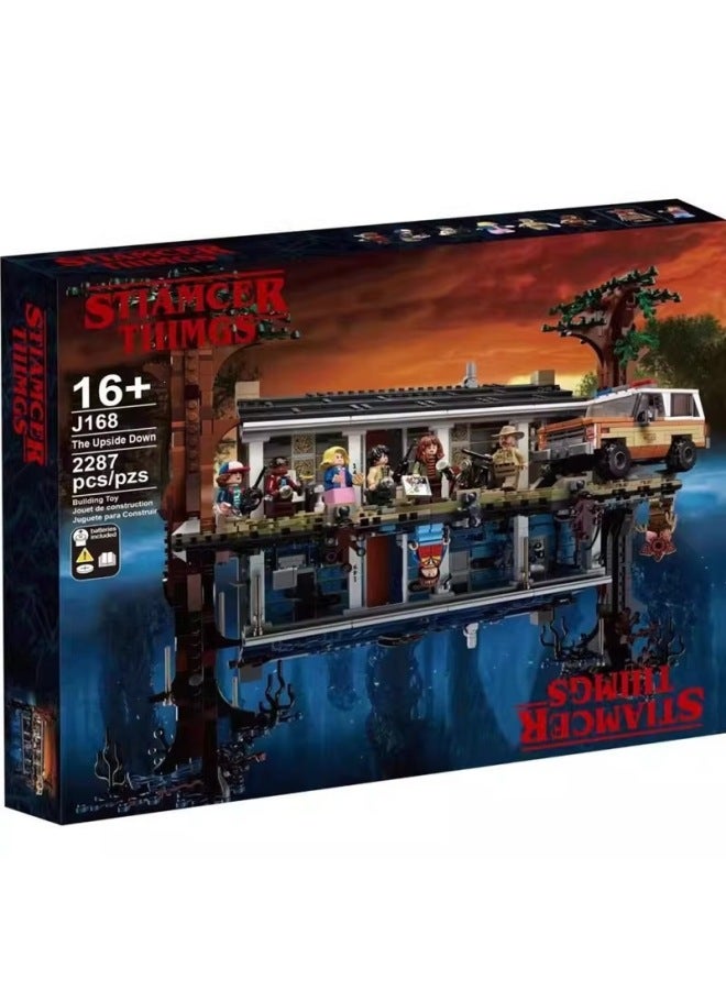 لعبة أطفال - [إصدار تصديري عالي الجودة] لعبة Stranger Things تُقلب العالم رأسًا على عقب - لعبة تعليمية ممتعة، لعب إبداعي، هدية عيد ميلاد للأولاد والبنات - Image 5