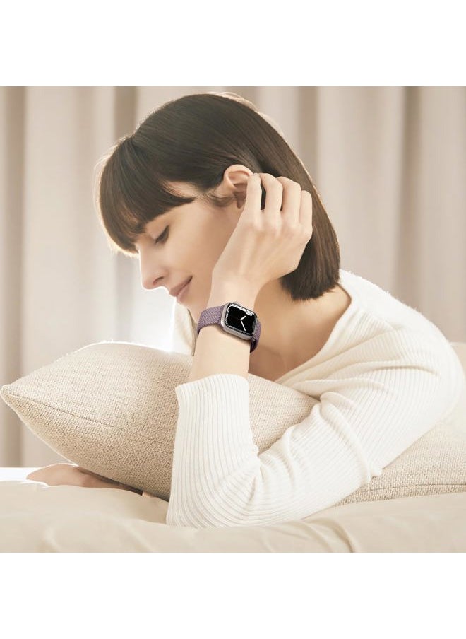 Getino - 10 Pack Braided Stretchy Compatible with Apple Watch Band Women 38mm 40mm 41mm 42mm 44mm 45mm 46mm 49mm, Sport Nylon Elastic Solo Loop iWatch Strap Men for iWatch Ultra 2 SE Series 10 9 8 7 6 5 - Image 1