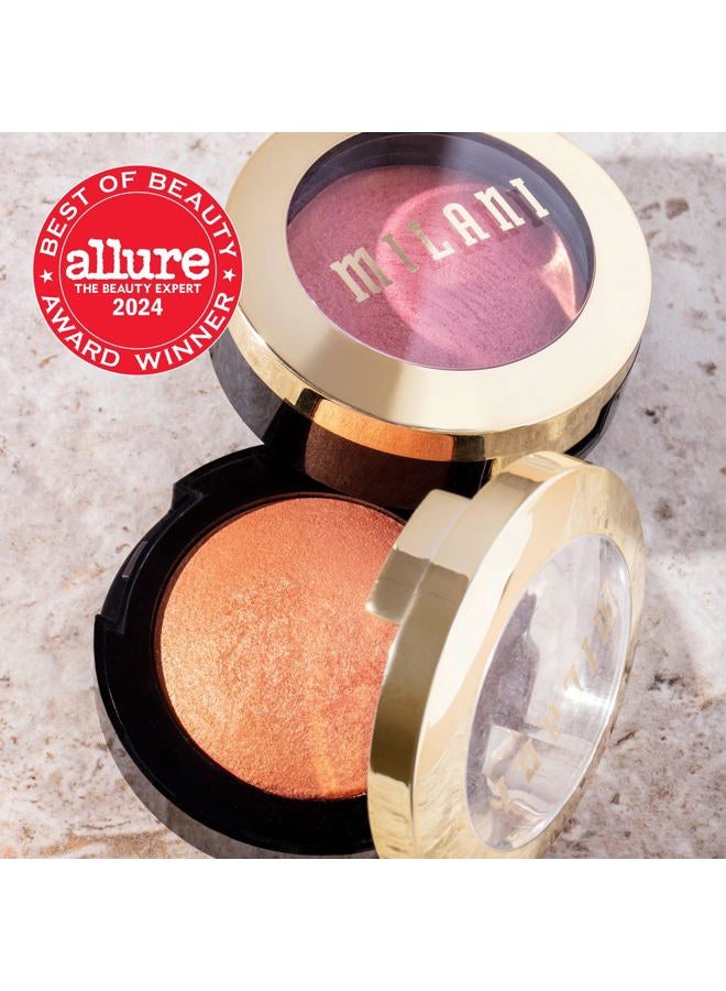 MILANI Rose Powder Blush - Romantic Rose (0.6 Ounce) Cruelty-Free Blush - Shape, Contour & Highlight Face with Matte or Shimmery Color - Image 3