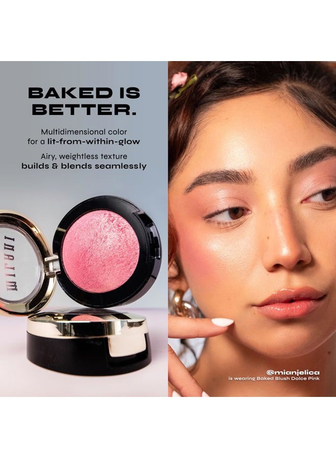 MILANI Rose Powder Blush - Romantic Rose (0.6 Ounce) Cruelty-Free Blush - Shape, Contour & Highlight Face with Matte or Shimmery Color - Image 2